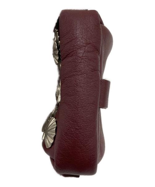 TOGA PULLA（トーガ プルラ）TOGA PULLA (トーガ プルラ) レザーポーチ ワインレッドの古着・服飾アイテム