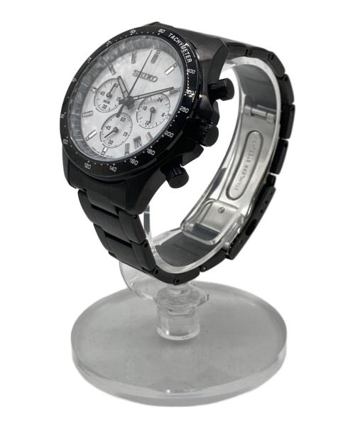 SEIKO（セイコー）SEIKO (セイコー) SEIKO × NANO universe クロノグラフ ブラック×ホワイトの古着・服飾アイテム