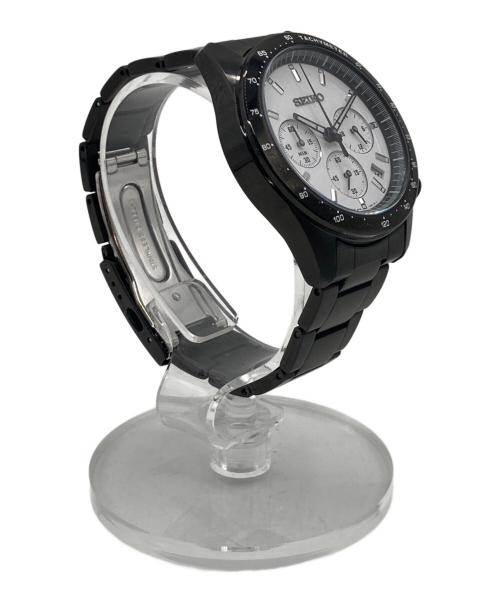 SEIKO（セイコー）SEIKO (セイコー) SEIKO × NANO universe クロノグラフ ブラック×ホワイトの古着・服飾アイテム