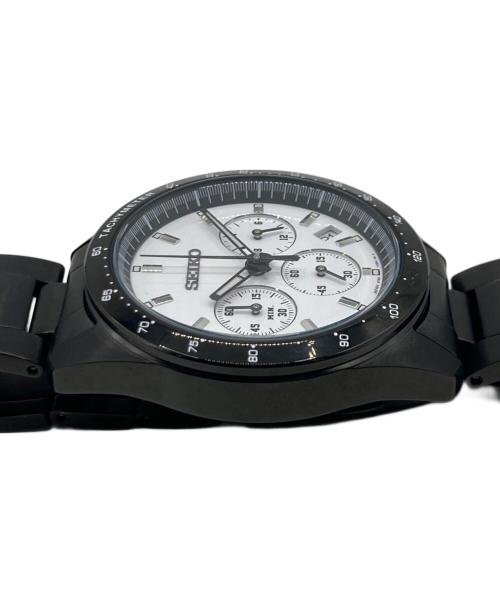 SEIKO（セイコー）SEIKO (セイコー) SEIKO × NANO universe クロノグラフ ブラック×ホワイトの古着・服飾アイテム