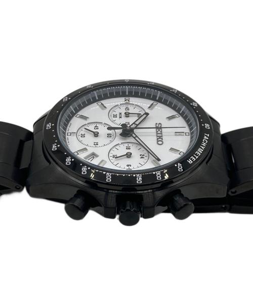 SEIKO（セイコー）SEIKO (セイコー) SEIKO × NANO universe クロノグラフ ブラック×ホワイトの古着・服飾アイテム