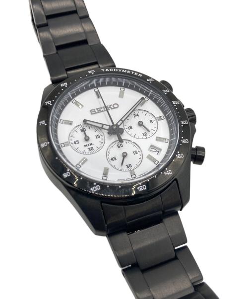 SEIKO（セイコー）SEIKO (セイコー) SEIKO × NANO universe クロノグラフ ブラック×ホワイトの古着・服飾アイテム