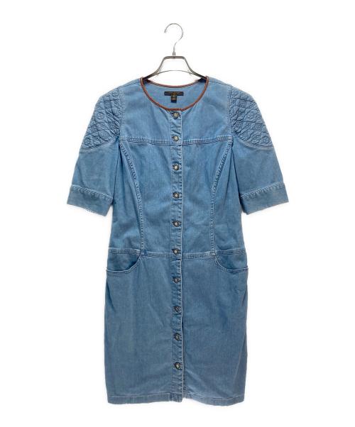 LOUIS VUITTON（ルイ ヴィトン）LOUIS VUITTON (ルイ ヴィトン) LOUIS VUITTON Denim Dress スカイブルー サイズ:42の古着・服飾アイテム
