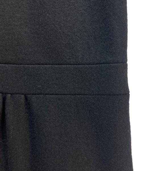 BORDERS at BALCONY（ボーダーズアットバルコニー）BORDERS at BALCONY (ボーダーズアットバルコニー) BORDERS at BALCONY ウールジャージドレス ブラック サイズ:38の古着・服飾アイテム