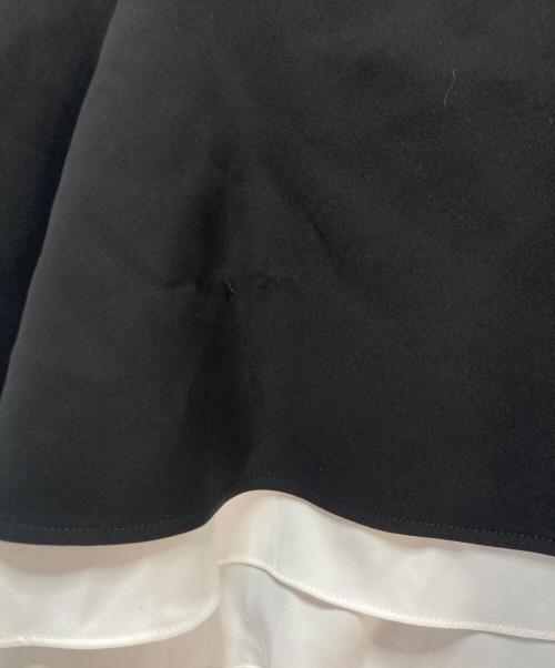 BORDERS at BALCONY（ボーダーズアットバルコニー）BORDERS at BALCONY (ボーダーズアットバルコニー) BORDERS at BALCONY ペプラムベアトップ ブラック サイズ:38の古着・服飾アイテム