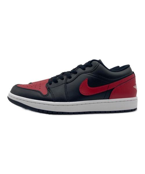 NIKE（ナイキ）NIKE (ナイキ) NIKE AIR JORDAN 1 LOW ブラック×レッド サイズ:US 9.5の古着・服飾アイテム