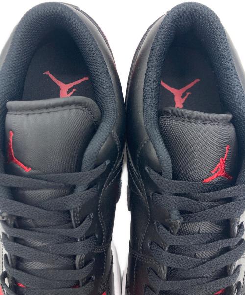 NIKE（ナイキ）NIKE (ナイキ) NIKE AIR JORDAN 1 LOW ブラック×レッド サイズ:US 9.5の古着・服飾アイテム