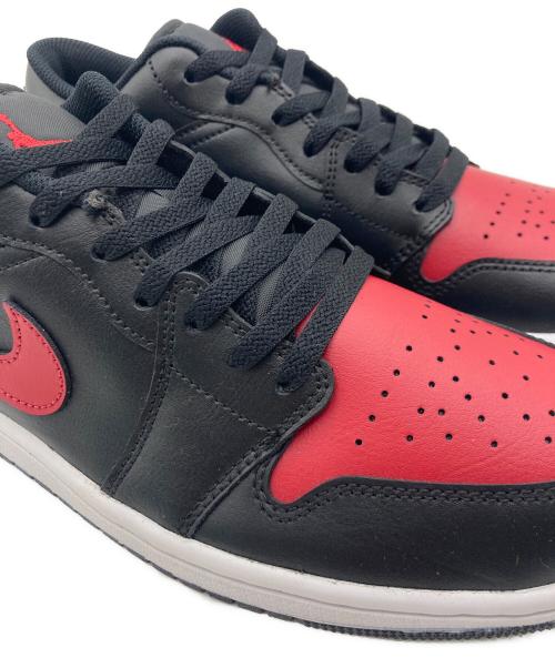 NIKE（ナイキ）NIKE (ナイキ) NIKE AIR JORDAN 1 LOW ブラック×レッド サイズ:US 9.5の古着・服飾アイテム