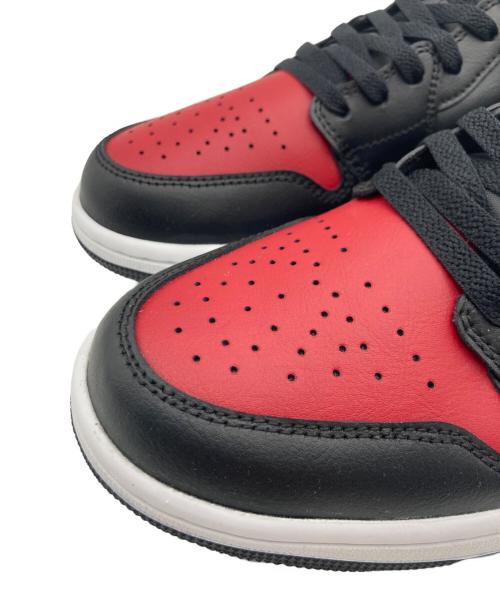 NIKE（ナイキ）NIKE (ナイキ) NIKE AIR JORDAN 1 LOW ブラック×レッド サイズ:US 9.5の古着・服飾アイテム
