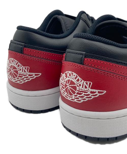 NIKE（ナイキ）NIKE (ナイキ) NIKE AIR JORDAN 1 LOW ブラック×レッド サイズ:US 9.5の古着・服飾アイテム