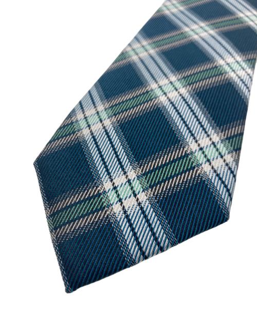 GUCCI（グッチ）GUCCI (グッチ) ネクタイ ネイビー×グリーン サイズ:なしの古着・服飾アイテム