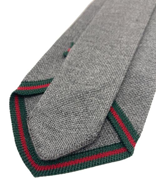 GUCCI（グッチ）GUCCI (グッチ) GUCCI（グッチ）ネクタイ グレー サイズ:なしの古着・服飾アイテム