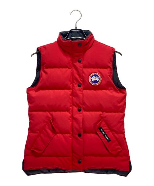 CANADA GOOSE（カナダグース）CANADA GOOSE (カナダグース) CANADA GOOSE FREESTYLE VEST レッド サイズ:Sの古着・服飾アイテム
