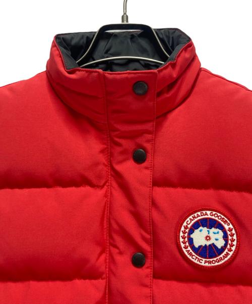 CANADA GOOSE（カナダグース）CANADA GOOSE (カナダグース) CANADA GOOSE FREESTYLE VEST レッド サイズ:Sの古着・服飾アイテム