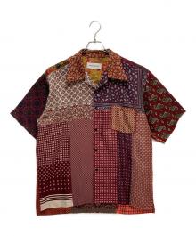 MIYAGIHIDETAKA（ミヤギヒデタカ）の古着「MIYAGIHIDETAKA バンダナシャツ」｜ブラウン