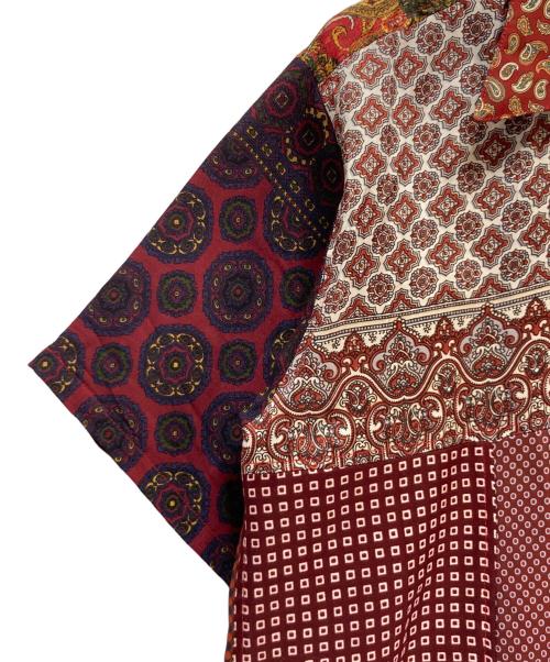 MIYAGIHIDETAKA（ミヤギヒデタカ）MIYAGIHIDETAKA (ミヤギヒデタカ) MIYAGIHIDETAKA バンダナシャツ ブラウン サイズ:2の古着・服飾アイテム