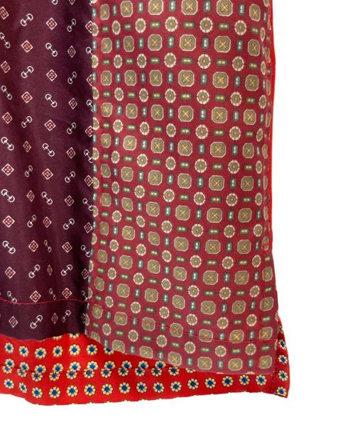 MIYAGIHIDETAKA（ミヤギヒデタカ）MIYAGIHIDETAKA (ミヤギヒデタカ) MIYAGIHIDETAKA バンダナシャツ ブラウン サイズ:2の古着・服飾アイテム