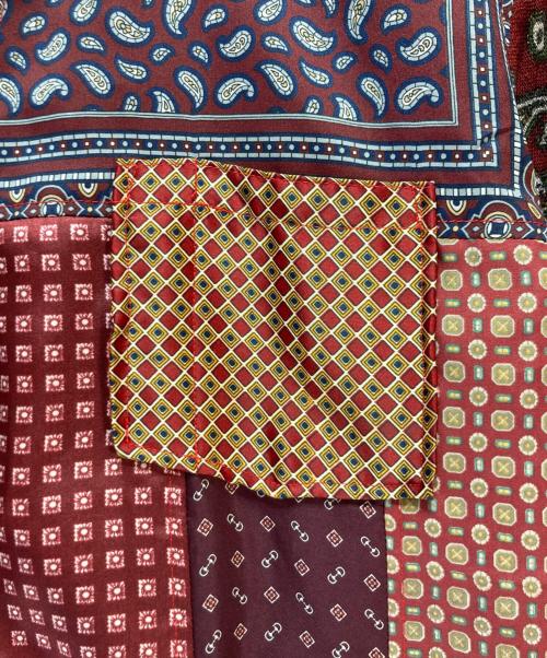 MIYAGIHIDETAKA（ミヤギヒデタカ）MIYAGIHIDETAKA (ミヤギヒデタカ) MIYAGIHIDETAKA バンダナシャツ ブラウン サイズ:2の古着・服飾アイテム