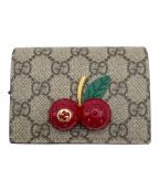 GUCCIグッチ）の古着「2つ折り財布」｜グレー