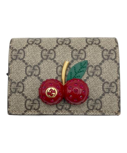 GUCCI（グッチ）GUCCI (グッチ) 2つ折り財布 グレーの古着・服飾アイテム