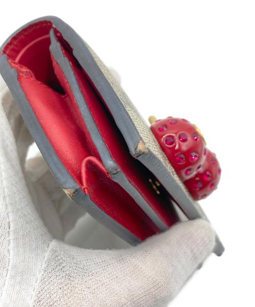 GUCCI（グッチ）GUCCI (グッチ) 2つ折り財布 グレーの古着・服飾アイテム