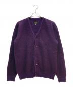 Needlesニードルズ）の古着「Needles モヘヤ カーディガン」｜パープル