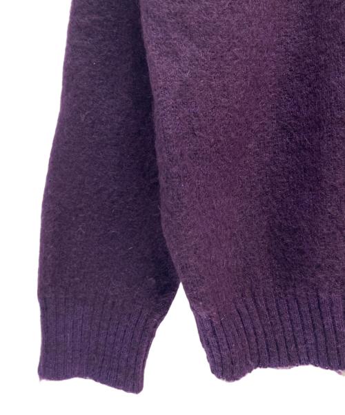 Needles（ニードルズ）Needles (ニードルズ) Needles モヘヤ カーディガン パープル サイズ:Sの古着・服飾アイテム