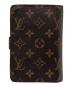 LOUIS VUITTON (ルイ ヴィトン) ポルトパピエジップ モノグラム ブラウン：11000円