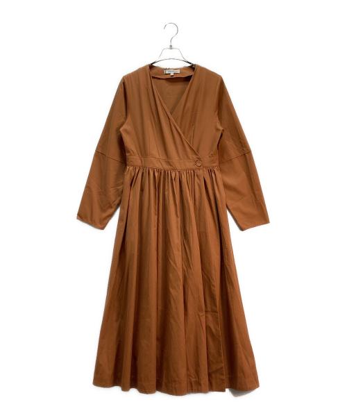 moussy（マウジー）moussy (マウジー) CACHECOEUR LONG DRESS ブラウン サイズ:1 未使用品の古着・服飾アイテム