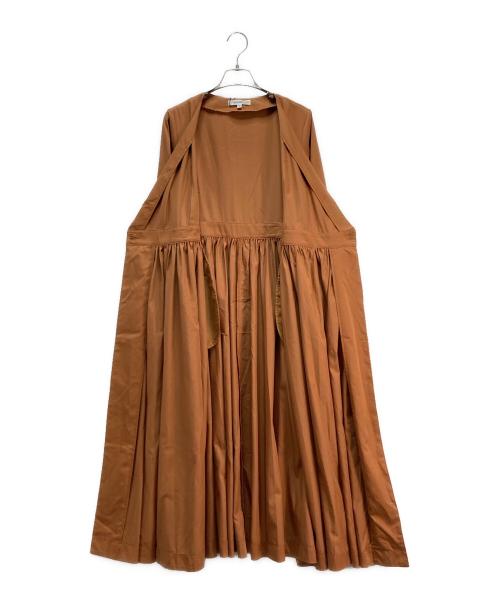 moussy（マウジー）moussy (マウジー) CACHECOEUR LONG DRESS ブラウン サイズ:1 未使用品の古着・服飾アイテム