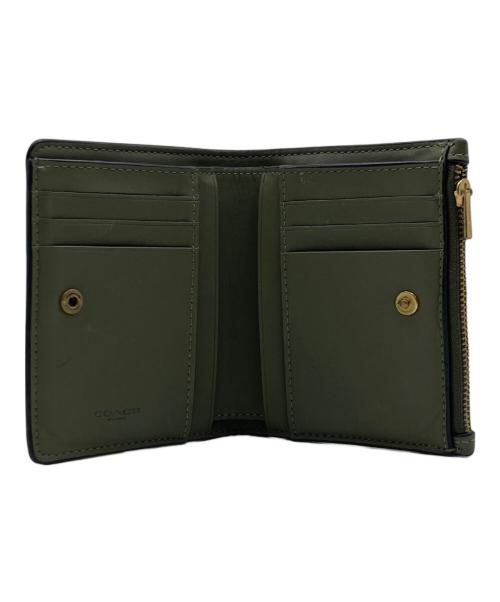 COACH（コーチ）COACH (コーチ) COACH 2つ折り財布 オリーブの古着・服飾アイテム