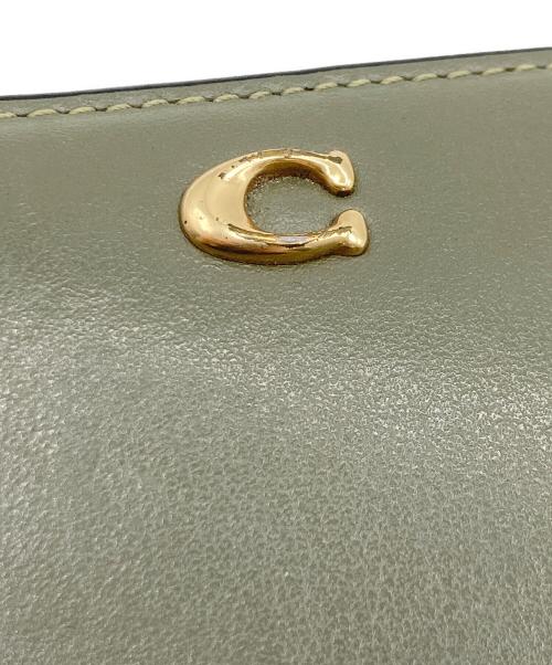 COACH（コーチ）COACH (コーチ) COACH 2つ折り財布 オリーブの古着・服飾アイテム