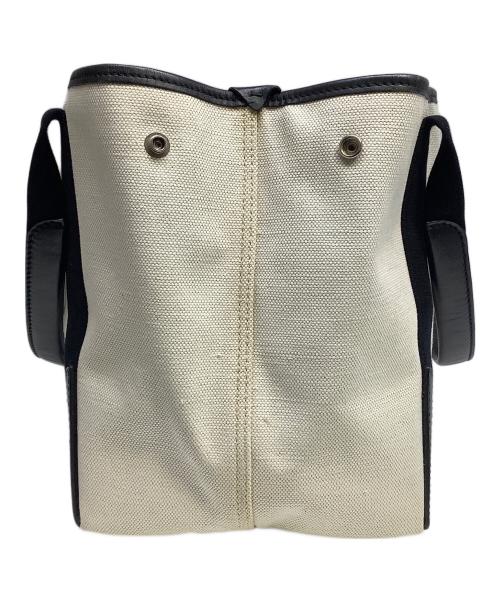 BALENCIAGA（バレンシアガ）BALENCIAGA (バレンシアガ) ハンドバッグ ブラック×アイボリーの古着・服飾アイテム