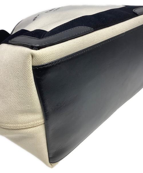 BALENCIAGA（バレンシアガ）BALENCIAGA (バレンシアガ) ハンドバッグ ブラック×アイボリーの古着・服飾アイテム