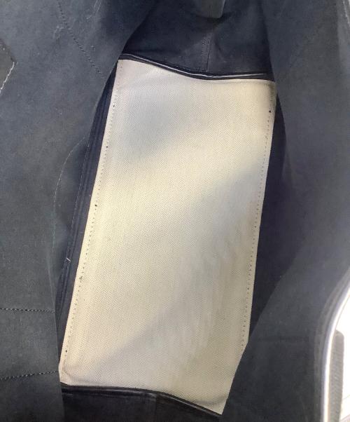 BALENCIAGA（バレンシアガ）BALENCIAGA (バレンシアガ) ハンドバッグ ブラック×アイボリーの古着・服飾アイテム