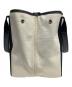 BALENCIAGA (バレンシアガ) ハンドバッグ ブラック×アイボリー：45000円