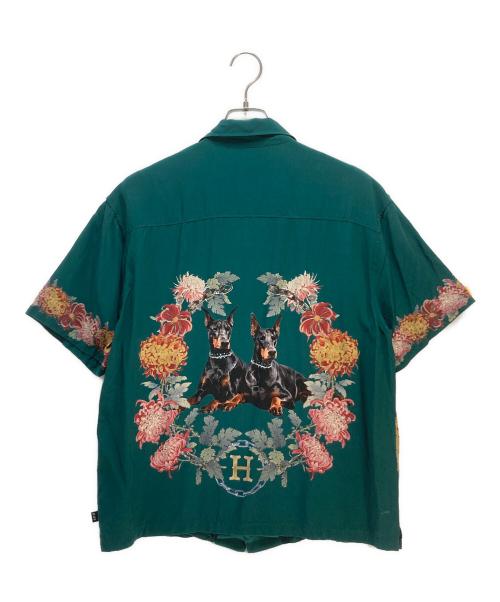 HUF（ハフ）HUF (ハフ) BEST BOYS SS RESORT SHIRT グリーン サイズ:Mの古着・服飾アイテム