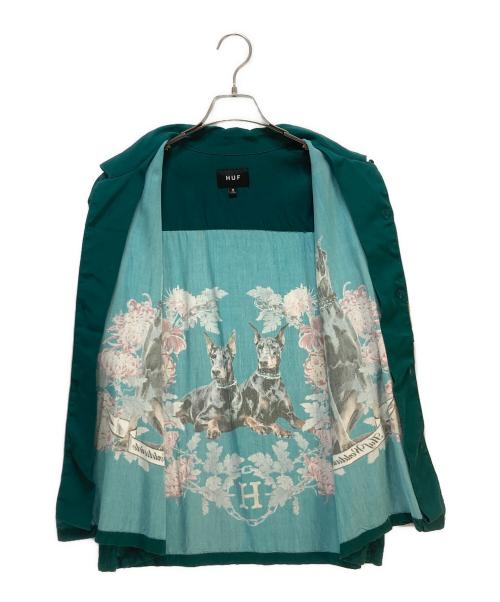 HUF（ハフ）HUF (ハフ) BEST BOYS SS RESORT SHIRT グリーン サイズ:Mの古着・服飾アイテム