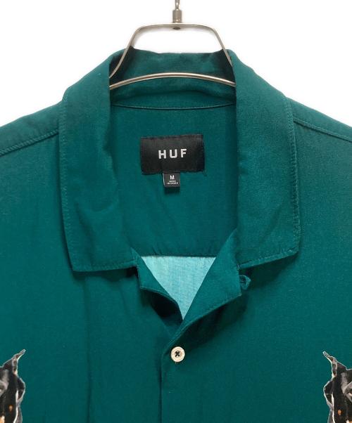 HUF（ハフ）HUF (ハフ) BEST BOYS SS RESORT SHIRT グリーン サイズ:Mの古着・服飾アイテム