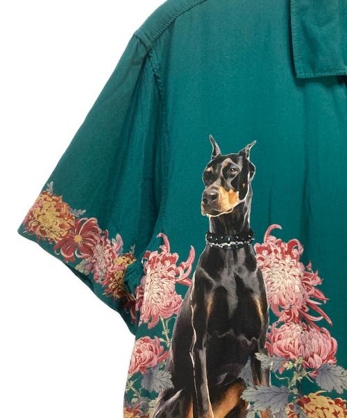 HUF（ハフ）HUF (ハフ) BEST BOYS SS RESORT SHIRT グリーン サイズ:Mの古着・服飾アイテム
