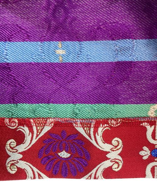 COMME des GARCONS HOMME PLUS（コムデギャルソンオムプリュス）COMME des GARCONS HOMME PLUS (コムデギャルソンオムプリュス) 総柄刺繍ワイドサルエルパンツ レッド サイズ:XLの古着・服飾アイテム