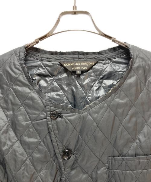 COMME des GARCONS HOMME PLUS（コムデギャルソンオムプリュス）COMME des GARCONS HOMME PLUS (コムデギャルソンオムプリュス) キルティング ナイロン ジャケット ブラック サイズ:Lの古着・服飾アイテム