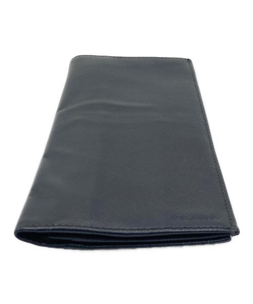 PRADA（プラダ）PRADA (プラダ) PRADA サフィアーノ 長財布 ブラックの古着・服飾アイテム