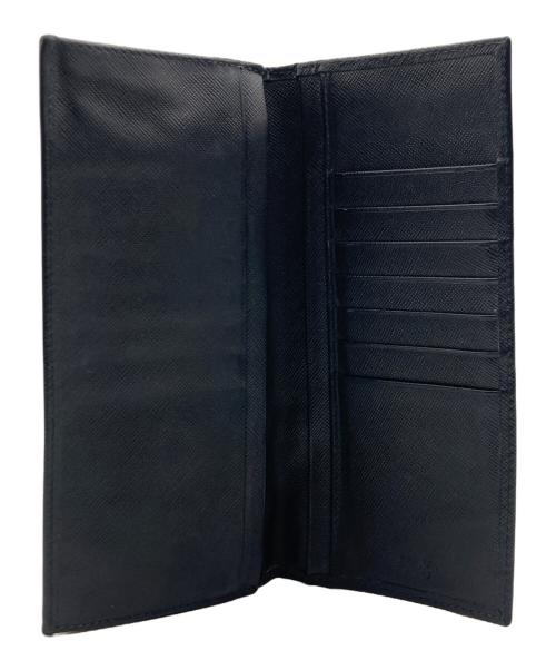 PRADA（プラダ）PRADA (プラダ) PRADA サフィアーノ 長財布 ブラックの古着・服飾アイテム