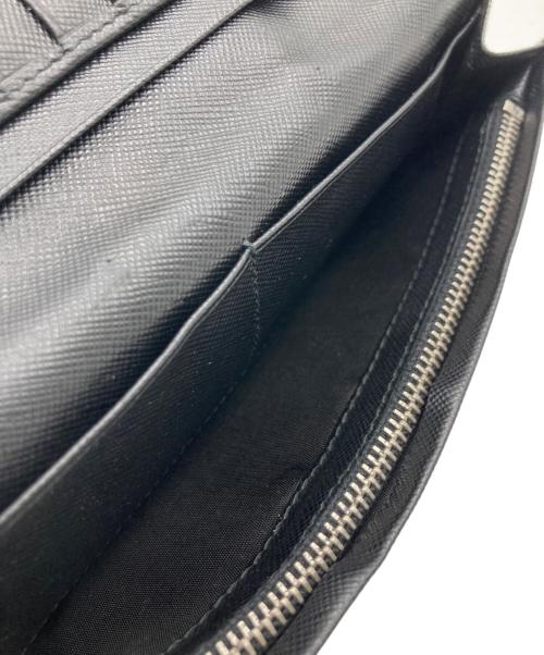 PRADA（プラダ）PRADA (プラダ) PRADA サフィアーノ 長財布 ブラックの古着・服飾アイテム