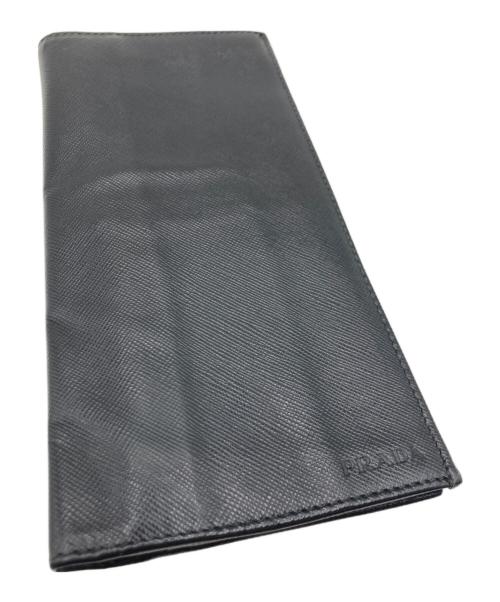 PRADA（プラダ）PRADA (プラダ) PRADA サフィアーノ 長財布 ブラックの古着・服飾アイテム