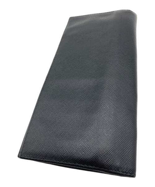 PRADA（プラダ）PRADA (プラダ) PRADA サフィアーノ 長財布 ブラックの古着・服飾アイテム