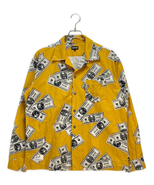 Schott（ショット）Schott (ショット) LS FLANNEL SHIRT ドルシャツ イエロー サイズ:Lの古着・服飾アイテム