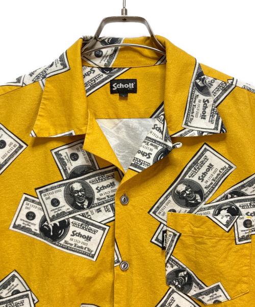 Schott（ショット）Schott (ショット) LS FLANNEL SHIRT ドルシャツ イエロー サイズ:Lの古着・服飾アイテム