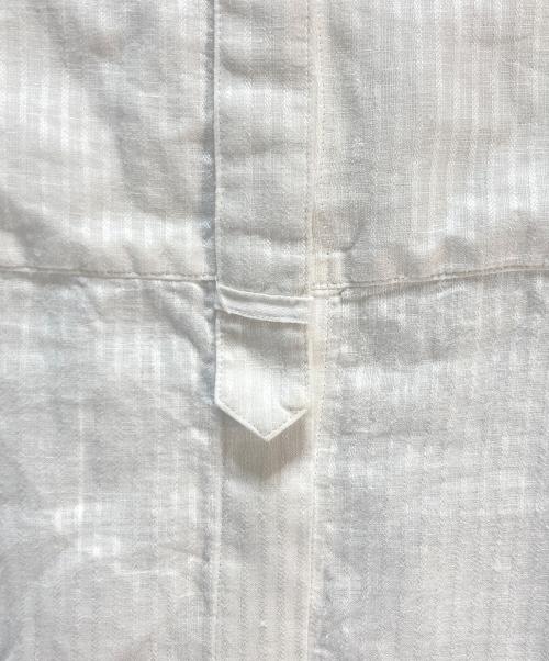 ebure（エブール）ebure (エブール) ebure（エブール）リュクスリネンストライプシャツ ホワイト サイズ:36の古着・服飾アイテム